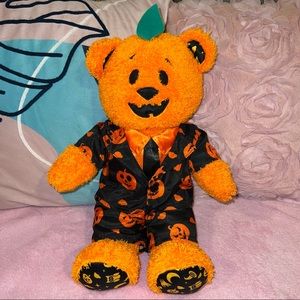 NWOT Build a Bear Pumpkin Glow Bear